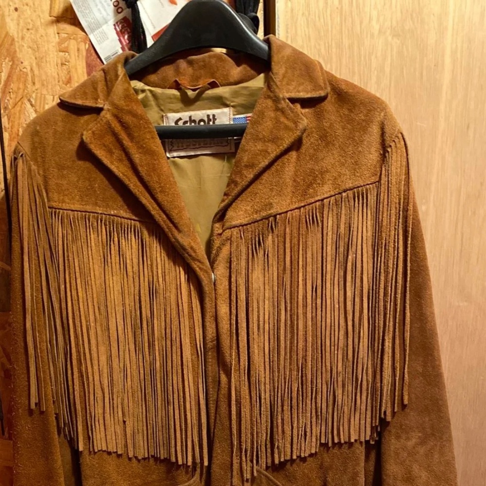 Woman’s Suede Fringe Jacket size 12